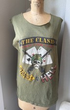 The Clash Vintage "Out Of Control" Tour T-Shirt Errollmagic LTD Med Rare 1984