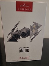 New in Box 2025 Hallmark Star Wars Andor Tie Avenger Battleship Ornament