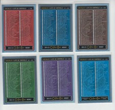 OPC O-Pee-Chee 2014-15 RAINBOW (251-500) - COMPLETE YOUR SET