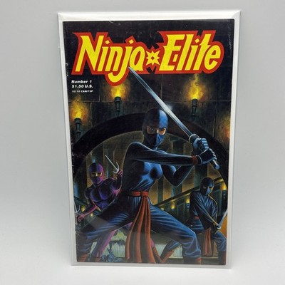 Ninja Elite Number 1 1987 Series Adventure Publications First Printing   Comic