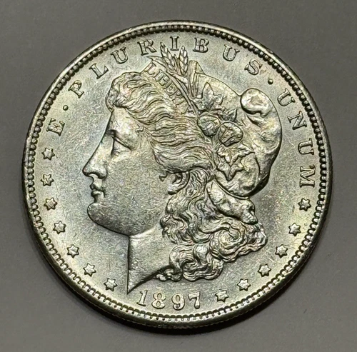 1897 S Morgan Silver Dollar (90% Silver) ~ MS+