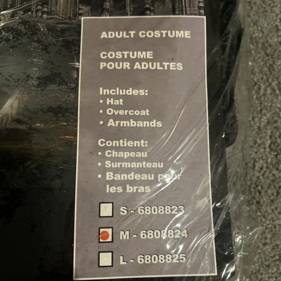 Disfraz de Acosador No Muerto Adulto Halloween Talla M Foto 2 de 2