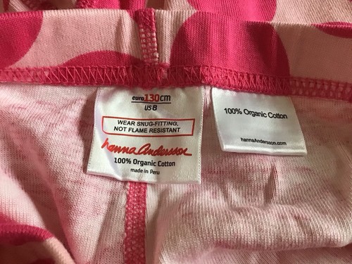 NWT Hanna Andersson Girl’s Size 8 Organic Cotton Pink Polka Dot Flowers Pajamas - Picture 10 of 11