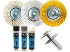 8" Airway Buffing Wheel Kit Polishing Compound Extension Adapter