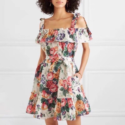 NWT Zimmermann Women's Allia Tie Linen 