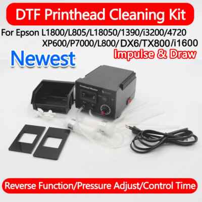 DTF Ink Cleaning Machine For Eps L1800 L805 XP600 DX6 i3200 TX800 Printhead