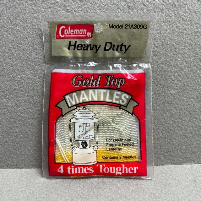 Coleman Heavy Duty Gold Top Mantles Old Stock 21A101G for sale online