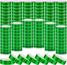 Teling 1200 Pcs over 21 Paper Wristbands Events Wristbands Colored Waterproof Pa
