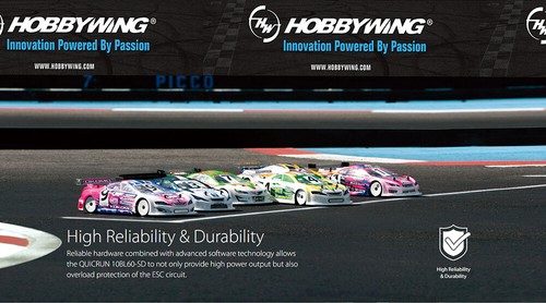 HobbyWing QuicRun 10BL60 60A ESC Brushless for 1/10 RC Drift Car Off-road Buggy - Picture 4 of 26