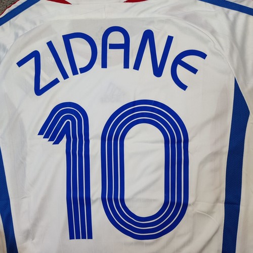 France 2006 World Cup Final Zidane #10 Adidas Soccer Football Jersey Men's S - Picture 10 of 11
