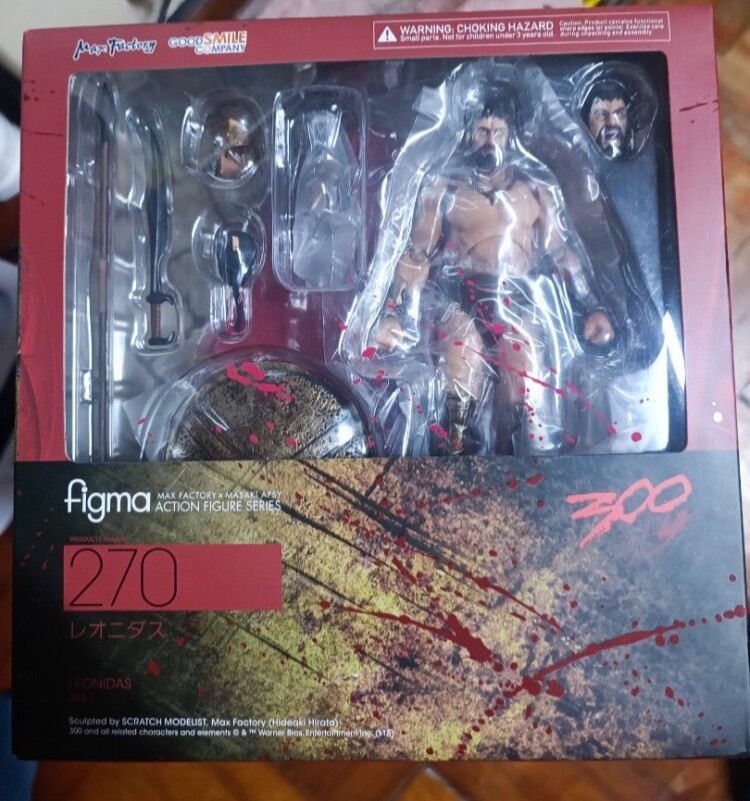 figma Leonidas 300 Movie King of Sparta Action Figure #270 Max 