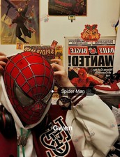 Original Toby Spiderman High Quality Helmet Reflective Material For Costume Mask