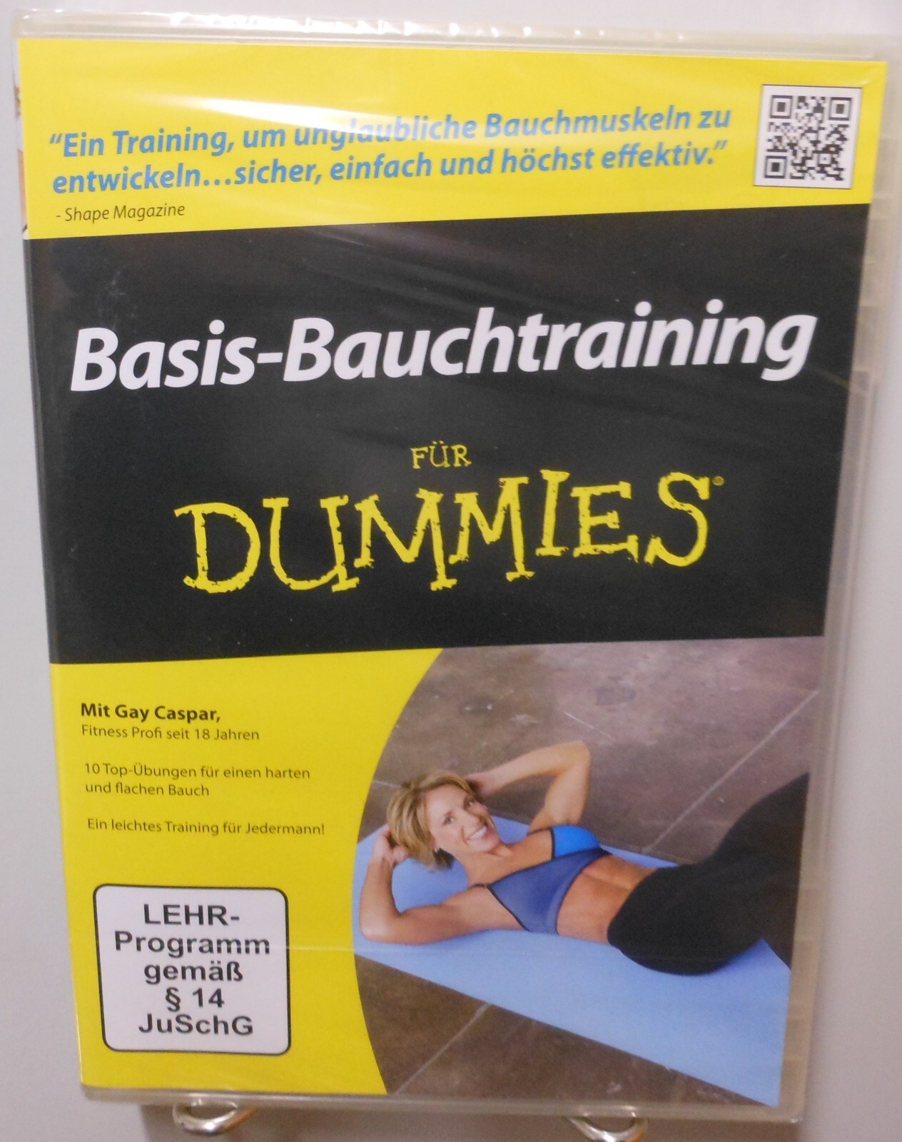 Bauchtraining DVD für Dummies Basis Fitness Übungen Harter Flacher Bauch #T356