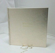 The Wedding Book Wedding Journal Gold Leather Bound Hardcover Graphic Image 135