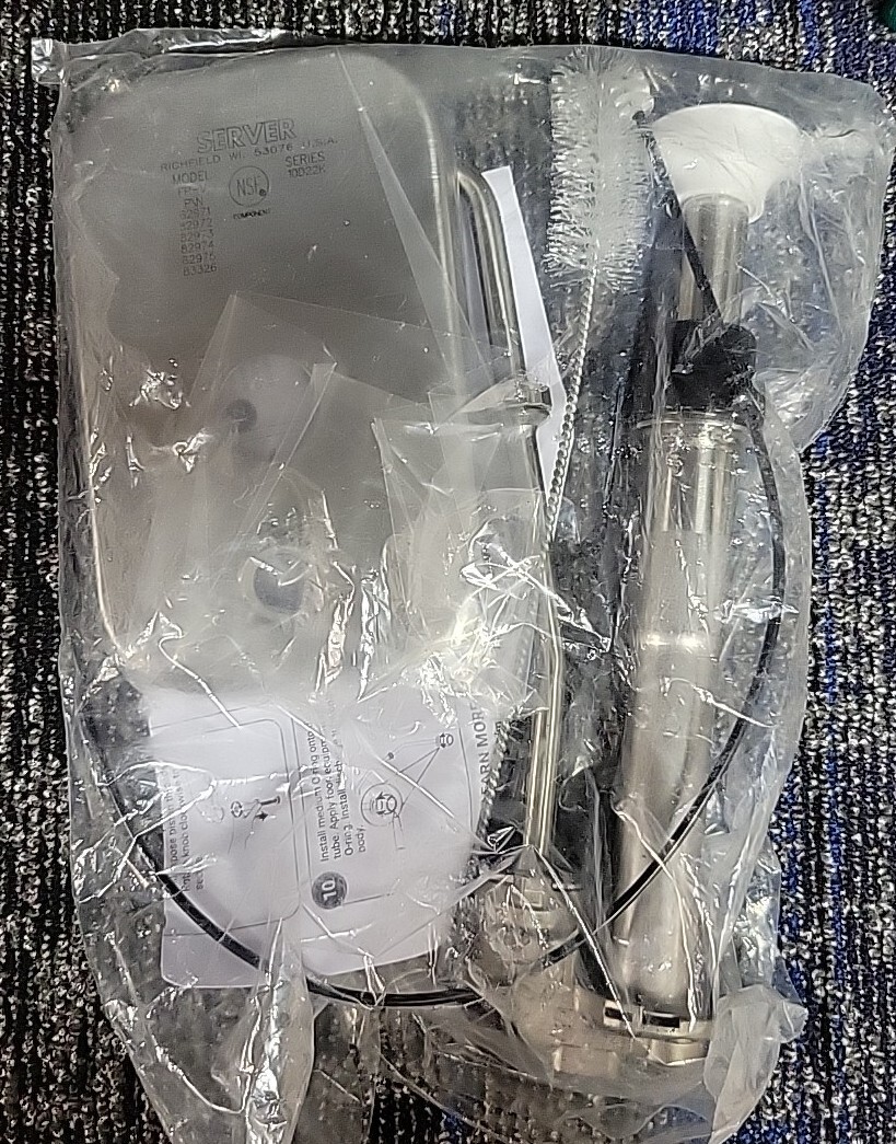 SERVER Stainless Steel Pump Assembly Coffee Starbucks White Mocha