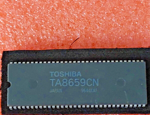 Circuit Intégré Toshiba TA7659P - VIDEO IF + AFT DIP - Composant Neuf Japonais