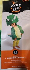 Hyde And Eek Infant Triceratops Dinosaur Halloween Costume Size 0-6 Months NB11
