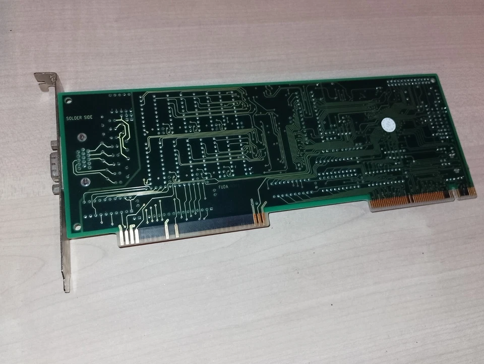 SCHEDA VIDEO CARD CIRRUS LOGIC CL-GD5428-80QC-A 1MB VLB VESA LOCAL BUS vga retro - Immagine 3 di 4