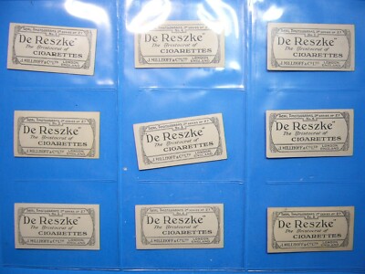 de reszke cigarette cards value SET 27 1931 DE RESZKE CIGARETTES REAL PHOTOGRAPHS CARDS SECOND SERIES 27/27  NICE