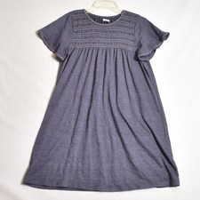 Max Studio Women's Blue A Line Midi Dress Size Small Smocking