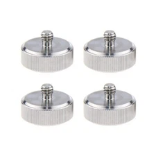 4x CAMVATE Stainless Tripod Thread Screw Mount 1/4" Male to 3/8" Female Adapter