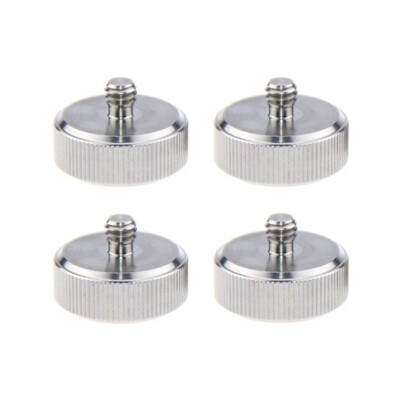 4x CAMVATE Stainless Tripod Thread Screw Mount 1/4'' Male to 3/8'' Female Adapter