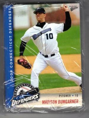 2009 CONNECTICUT DEFENDERS TEAM SET NEW COMPLETE MADISON BUMGARNER