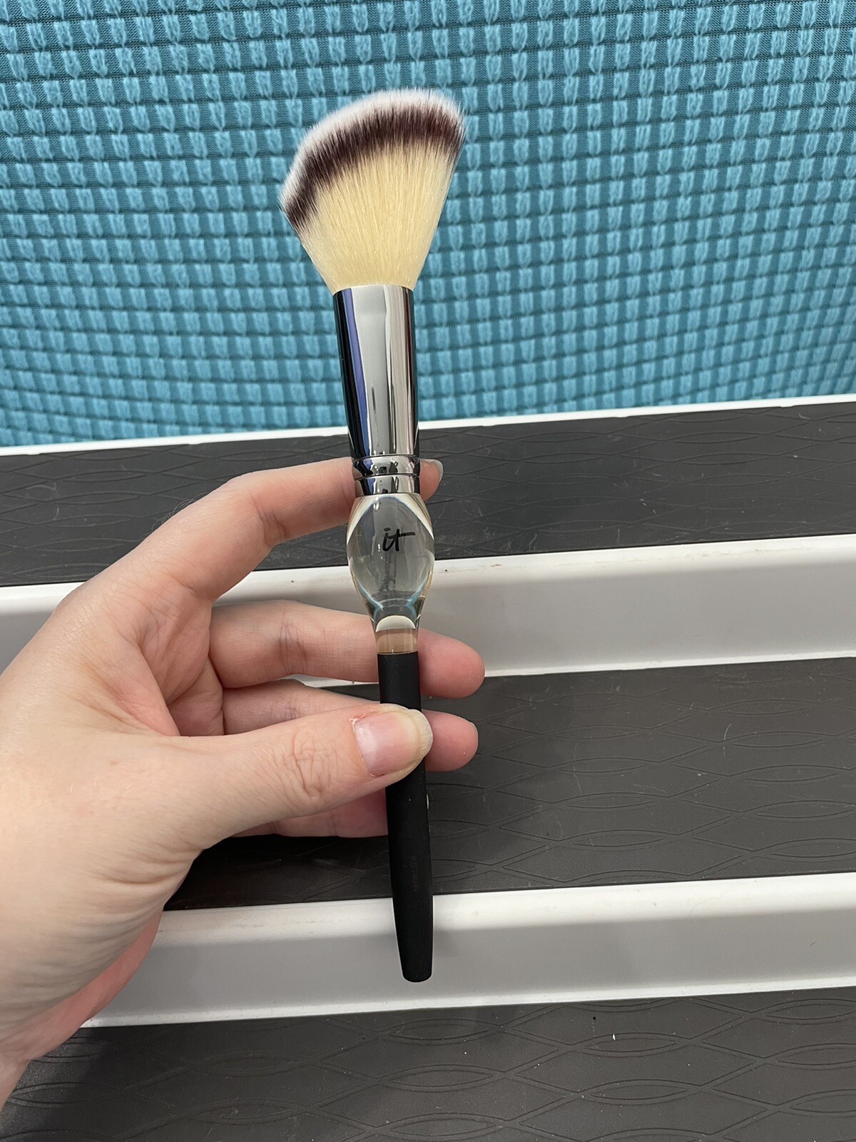 IT Cosmetics Heavenly Luxe French Boutique Blush Brush 4 Angled