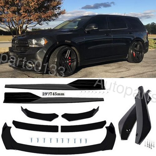 For Dodge Durango SRT Front Bumper Lips Splitter Body Kit Side Skirts Rear Lips