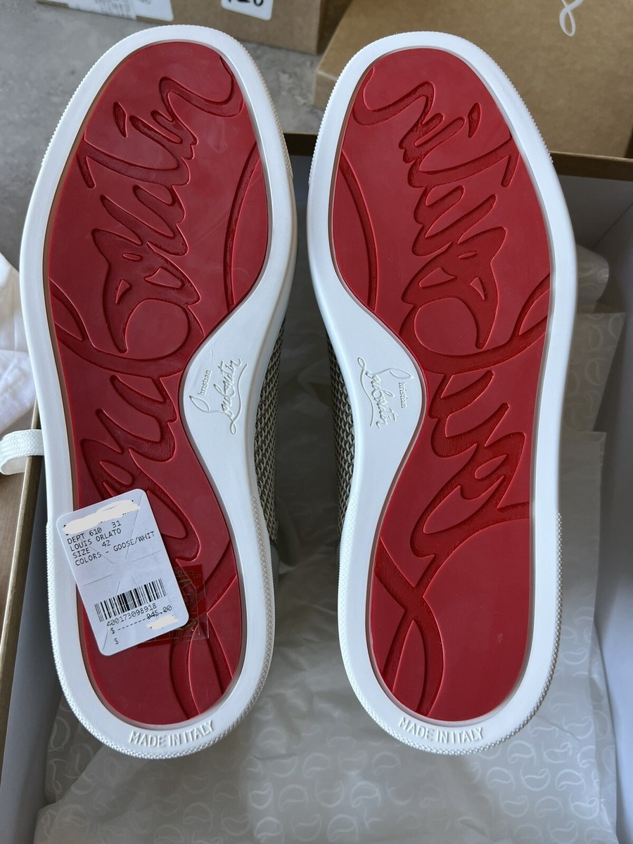 Christian Louboutin New $945 Hi-top Sneakers Shoes Trainers