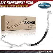 AC Refrigerant Hose Suction Line for Audi A3 S3 TT TTS Quattro Volkswagen Golf
