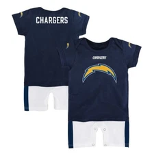 Los Angeles Chargers NFL Outerstuff Infant Navy Blue Fan Jersey Romper