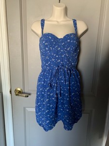 blue floral sundress