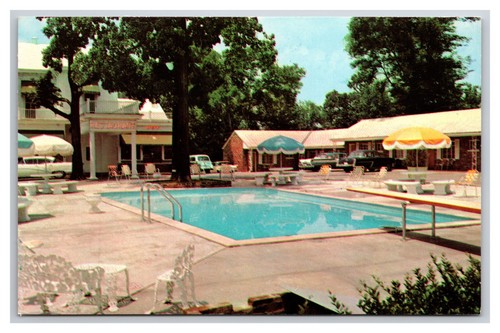Congress Inn Motel Poolside Nashville Tennessee TN UNP Chrome Postcard XA1