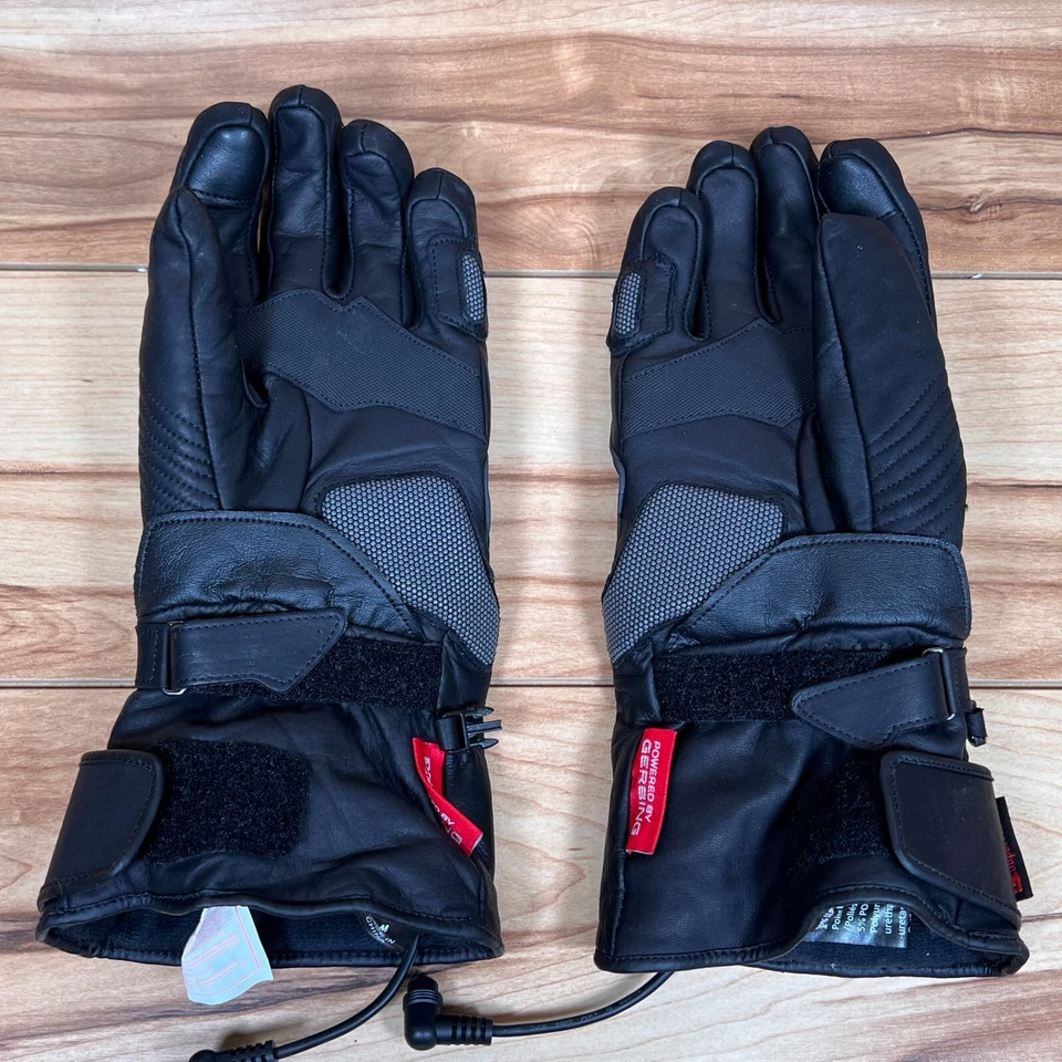 Guantes de moto Gerbing 12V Vanguard cuero térmico medianos MUY BUENOS G12VGLC Foto 2 de 4