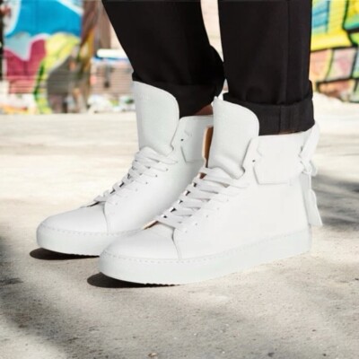 NIB Buscemi High Top Mens Sneakers Size 39/6 $795