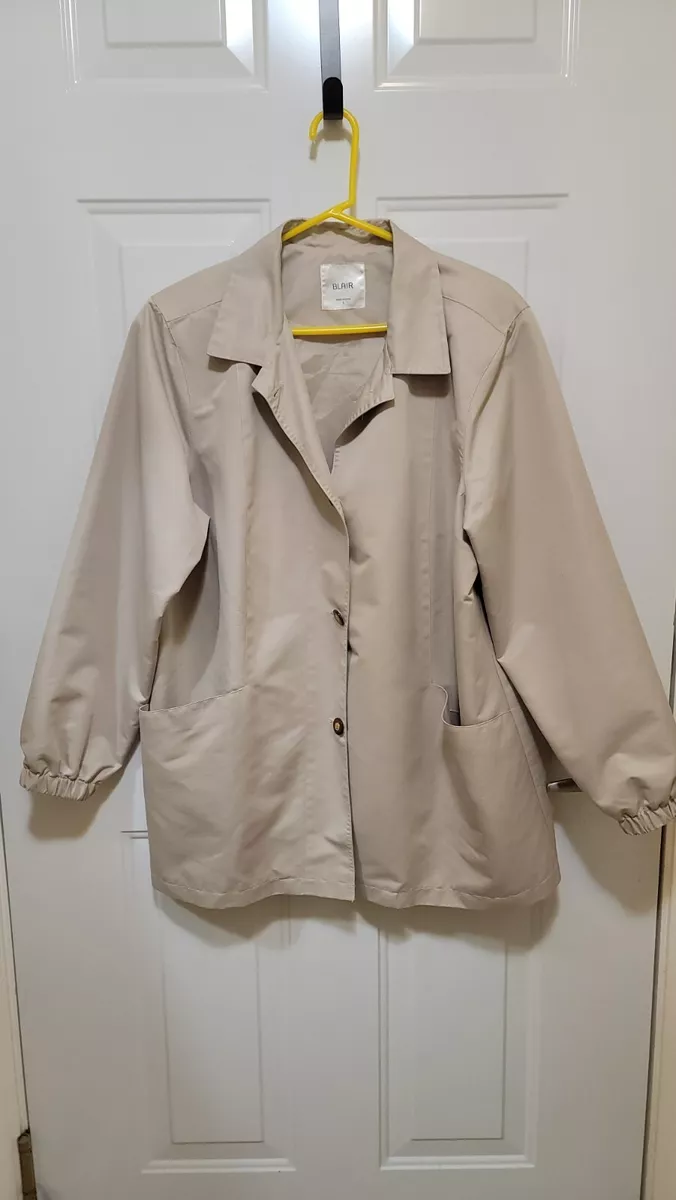 Blair Women's spring jacket beige, large, excellent condition | eBay