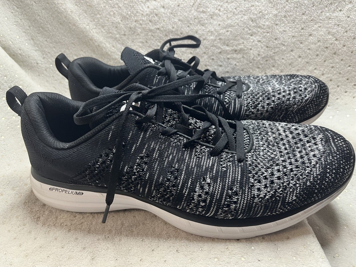 Athletic Propulsion Labs APL Men's Techloom Pro Black&white Sneakers Size 13