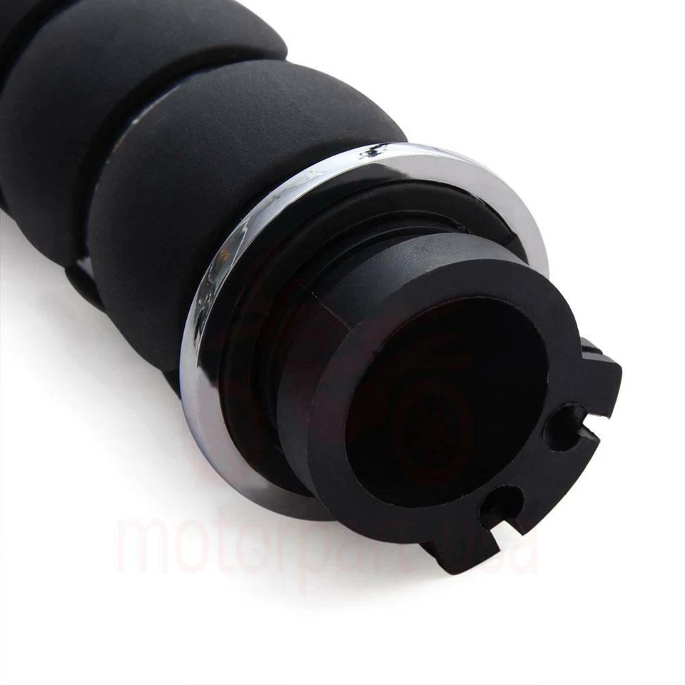 1" Motorcycle Handlebar Hand Grips For Harley Honda Kawasaki Suzuki Yamaha - Image 4 of 4