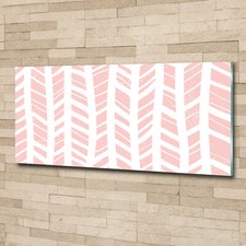 Tulup Acrylic Glass Print Wall Art Image 125x50cm - Herringbone pattern