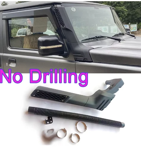 Kit de snorkel de vehículo para Suzuki Jimny JB74 JC74 1,5 L K15B 2018-ON (sin taladro) Foto 3 de 4