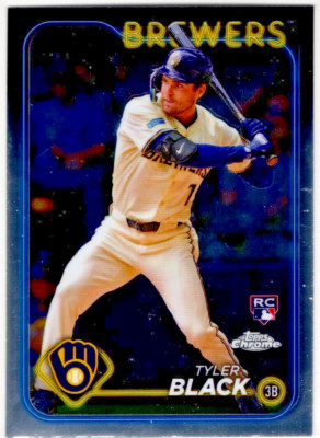 2024 Topps Chrome Update Baseball Tyler Black No. USC174 Milwaukee Brewers