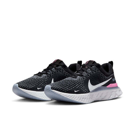 Sepatu React Infinity Run Flyknit Women's Black Nike React