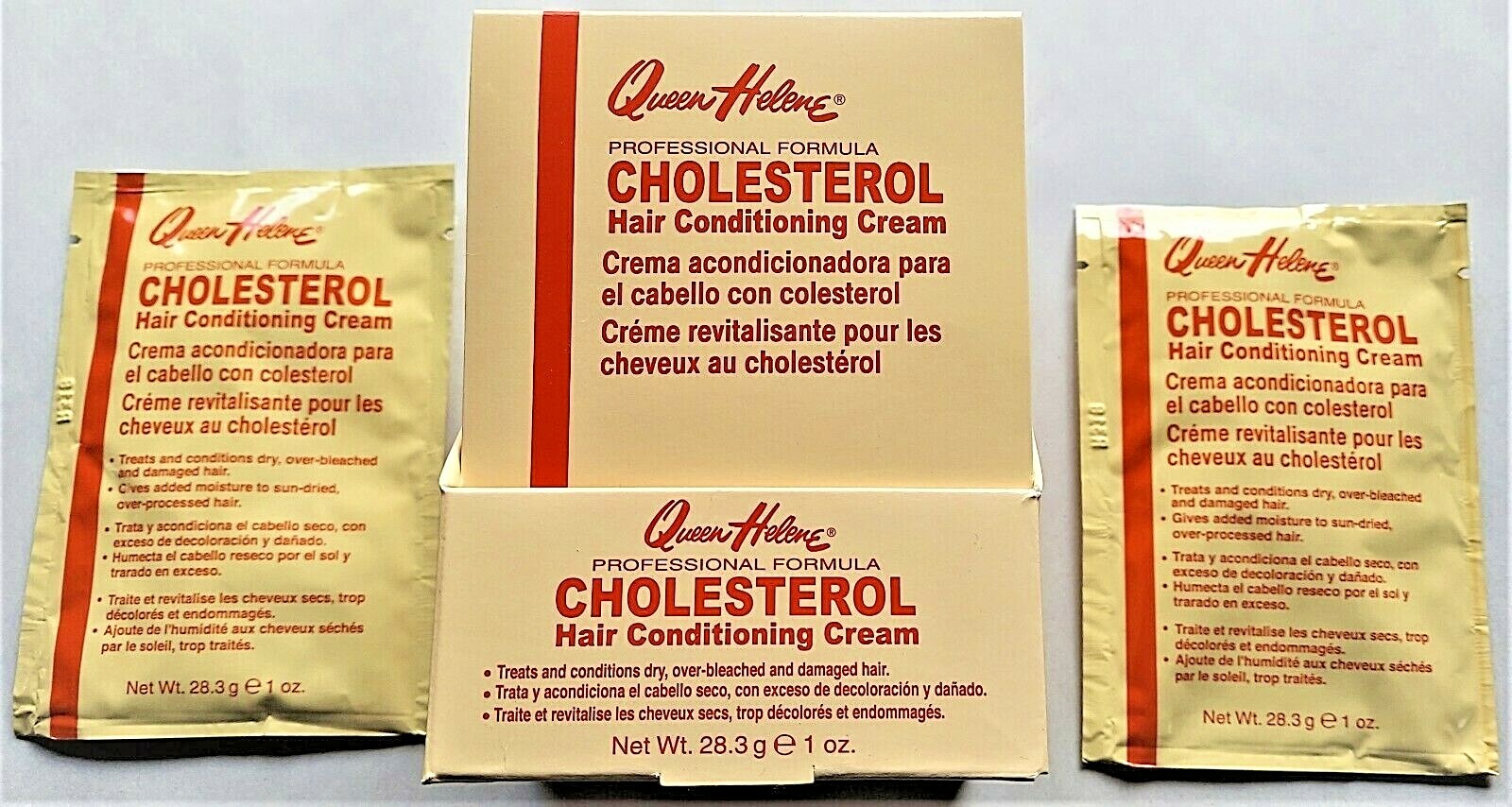 Queen Helene CHOLESTEROL HOT OIL Treatment 1oz / CREAM 1oz -- FREE SHIPPING  | eBay