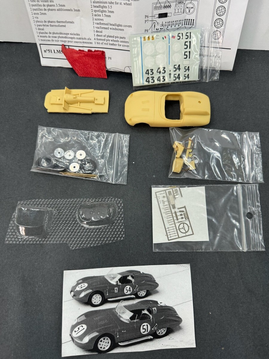 Moretti 750 Gran N°48 – 24H Du Mans 1956 – Renaissance 1/43 – Kit Monté