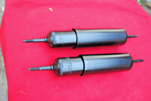 66 - 71 FAIRLANE TORINO NOS AUTOLITE HD REAR SHOCK ABSORBERS AX 78 & AX121 ORIG