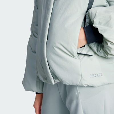 adidas Myshelter COLD.RDY Women's Jacket Medium IK3122 Silver New