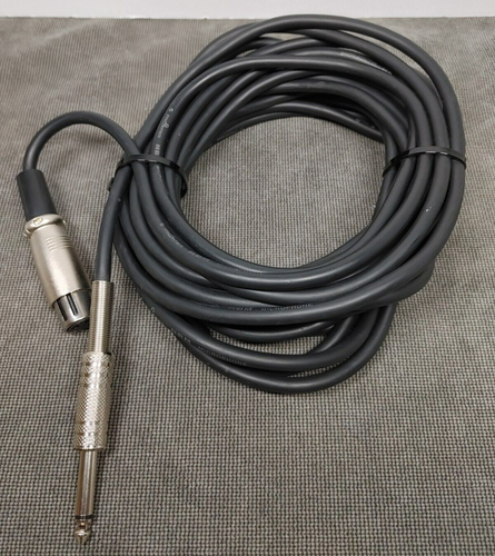 Cable de micrófono de karaoke Frontier 3 pines XLR a 1-4 enchufes - 25 pies probado/funcionando