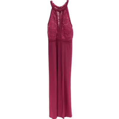 Nightway Women's Burgundy Red Halter Lace Bodycon Maxi Dress Size 6P NWT | eBay Nightway Women's Burgundy Red Halter Lace Bodycon Maxi Dress Size 6P NWT | eBay