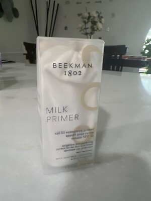 Beekman 1802 Milk Primer SPF 35 Weightless Pore Perfecting 1 oz EXP 1/25 NEW NWB